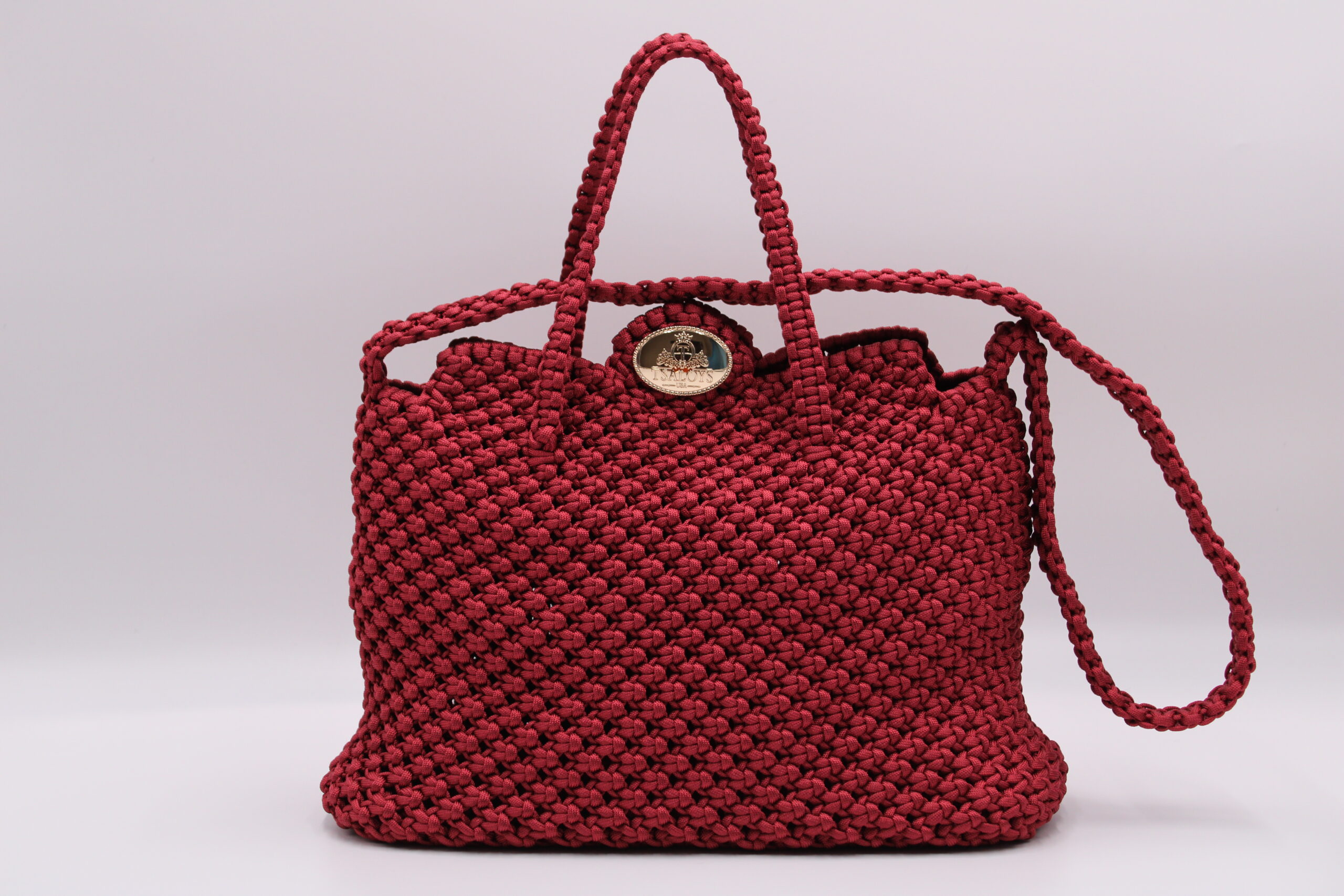 NGON AWOUSSA Elegant large tote bag 100% hand-woven