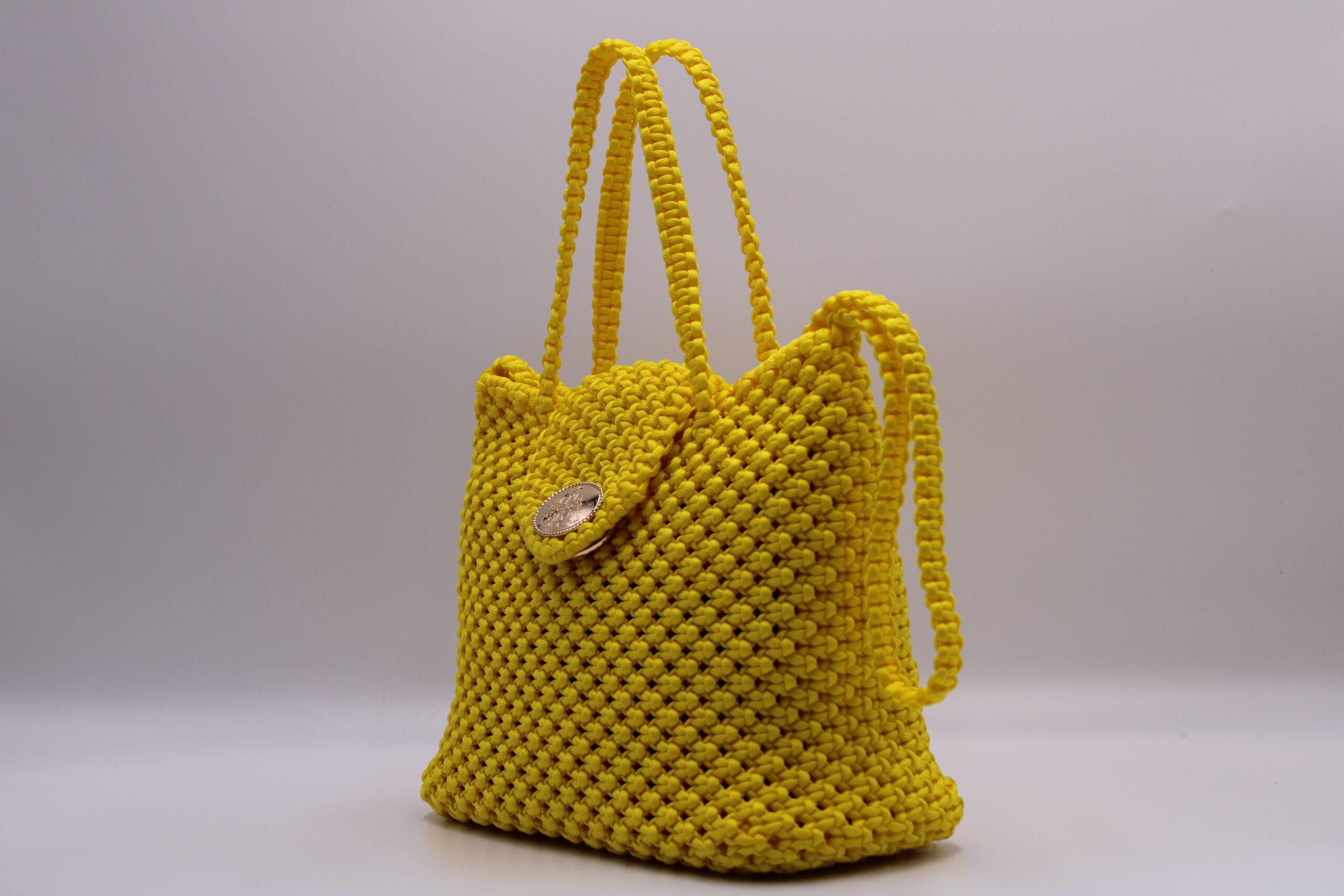 Yellow tote bag