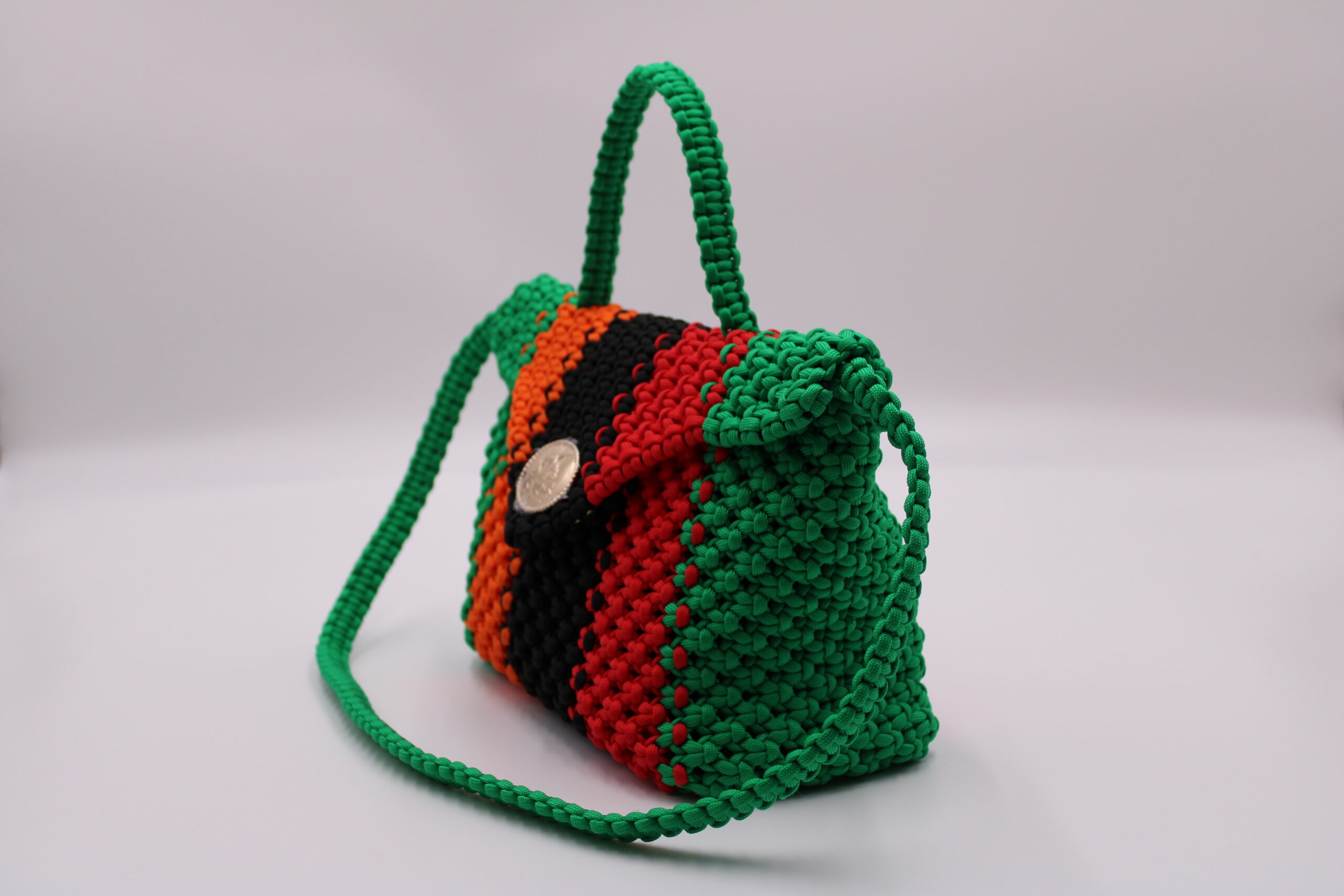 LUNA PARK iconic multicolor 100% hand-woven with internal pocket